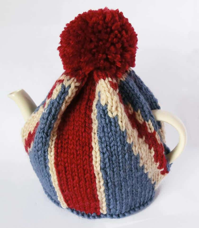 Union Jack Tea Cosy Knit Patterns 31 Daily