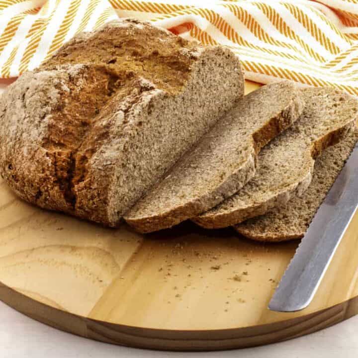 Traditional Brown Irish Soda Bread-image