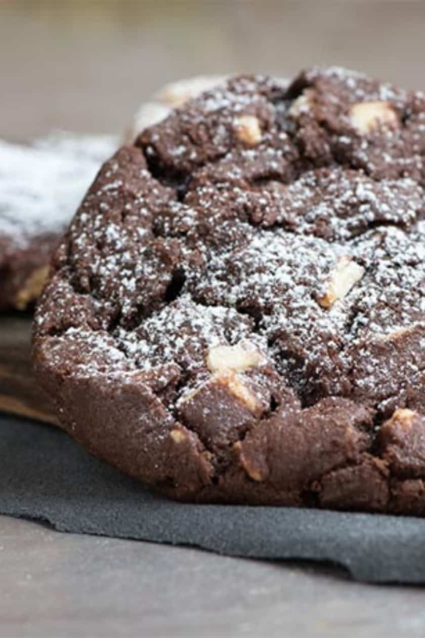 Double Chocolate Espresso Cookie Closeup