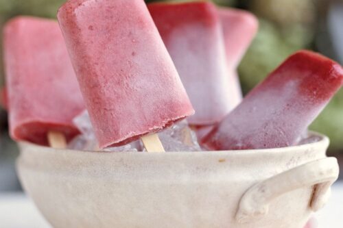 Plum Smoothie Pops for Summer Popsicles