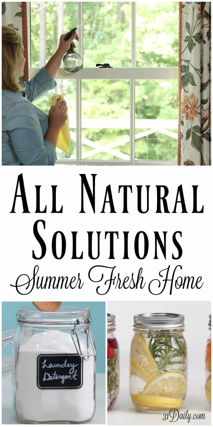 All Natural Solutions for a Summer Fresh Home