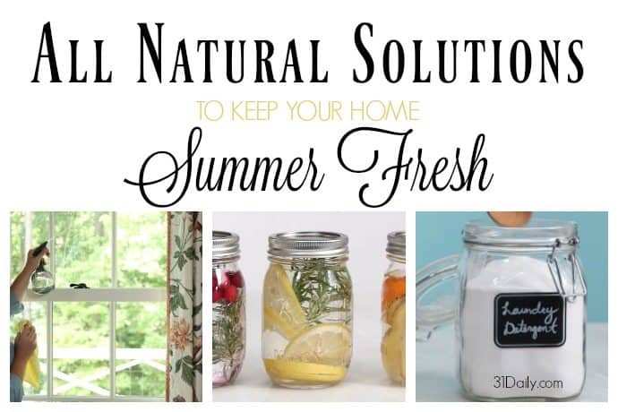 All Natural Solutions to Keeping Your Home Summer Fresh | 31Daily.com