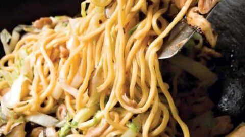 Long Life Longevity Noodles with Chicken and Mushrooms | 31Daily.com