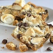 Gooey and Delicious Magic Slam Dunk S'more Bar Cookies | 31Daily.com