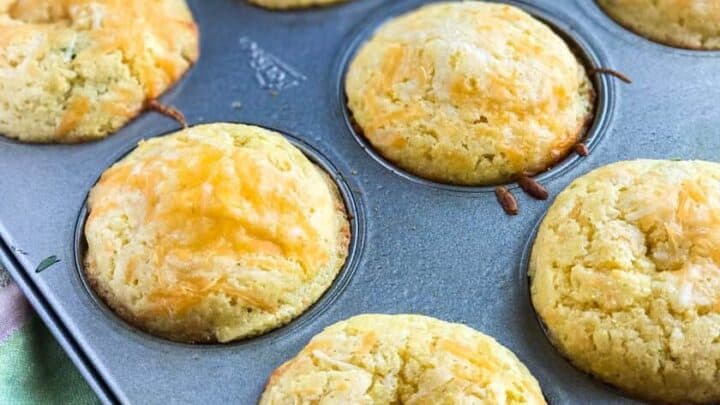 Jalapeno Popper Corn Muffins with Bacon and Cheddar | 31Daily.com