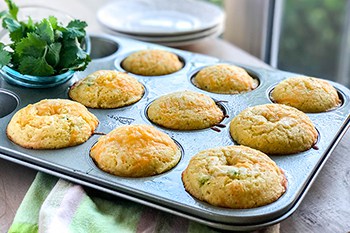 Jalapeno Popper Corn Muffins with Bacon and Cheddar | 31Daily.com