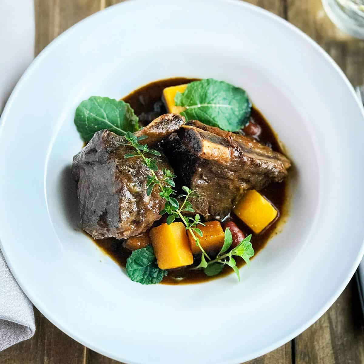 Slow Cooker Short Ribs and Pumpkin Chili