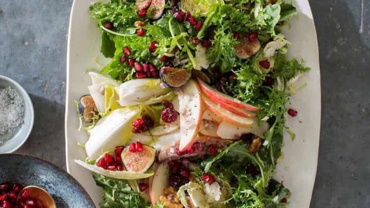 Thanksgiving Salad Apple, Fig and Brussels Sprouts