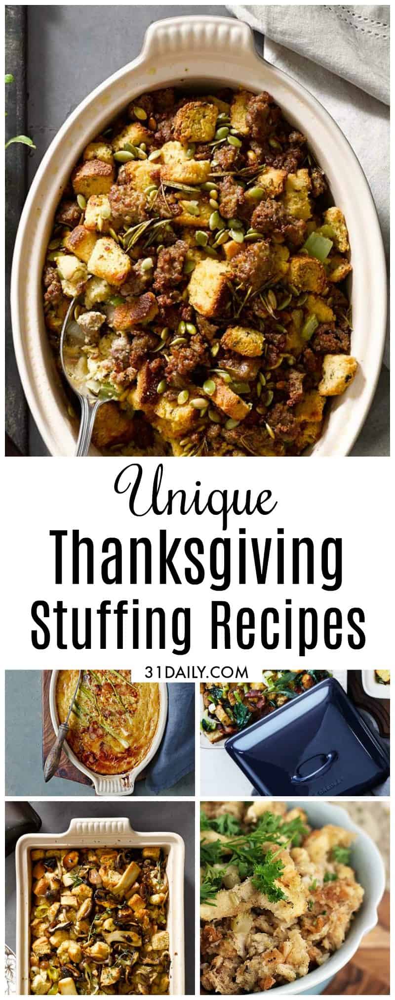 25 Thanksgiving Stuffing Recipes You'll Love - 31 Daily