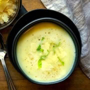 Creamy Cauliflower Soup with Leeks and Turmeric | 31Daily.com
