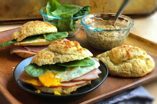 Cheddar and Onion Scottish Breakfast Sandwich | 31Daily.com