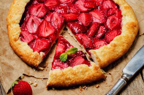 Easy Summer Rustic Strawberry Galette | 31Daily.com