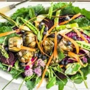 An Antipasto Style Summer Garden Roasted Salad | 31Daily.com