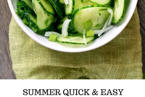 A Quick Cucumber Salad You'll Make All Summer Long | 31Daily.com