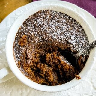 2 Minute Gingerbread Cake in a Mug-image