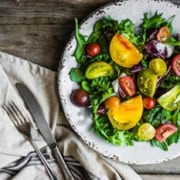 Heirloom Tomato, Arugula. and Spinach Salad | 31Daily.com