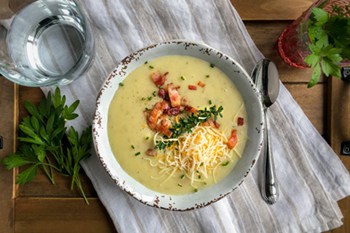 Slow Cooker Cream of Potato Soup | 31Daily.com