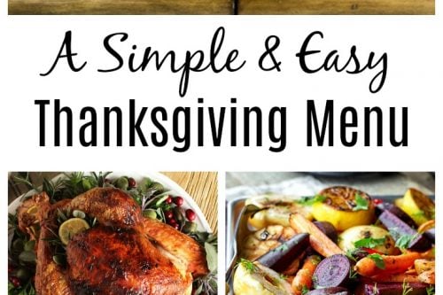 An Easy Thanksgiving Menu | 31Daily.com
