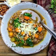 Easy Sausage Lentil Soup for Cozy Days | 31Daily.com