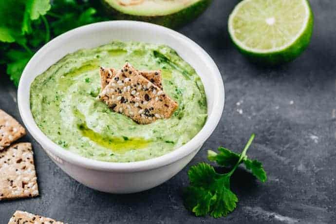 Quick and Easy 5 Minute Avocado Hummus Recipe | 31Daily.com