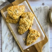 Honey Drizzled Scottish Oat Scones | 31Daily.com
