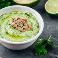 Quick and Easy 5 Minute Avocado Hummus Recipe | 31Daily.com