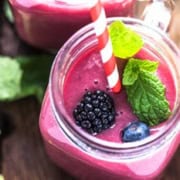 Triple Berry Smoothie for Healthy Mornings | 31Daily.com