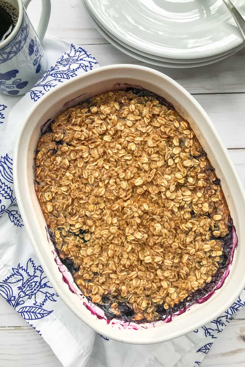 Blueberry Amish Baked Oatmeal | 31Daily.com