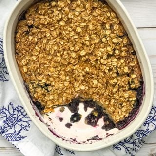 Blueberry Amish Baked Oatmeal | 31Daily.com