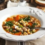 Easy Instant Pot Turkey Vegetable Pasta Soup | 31Daily.com
