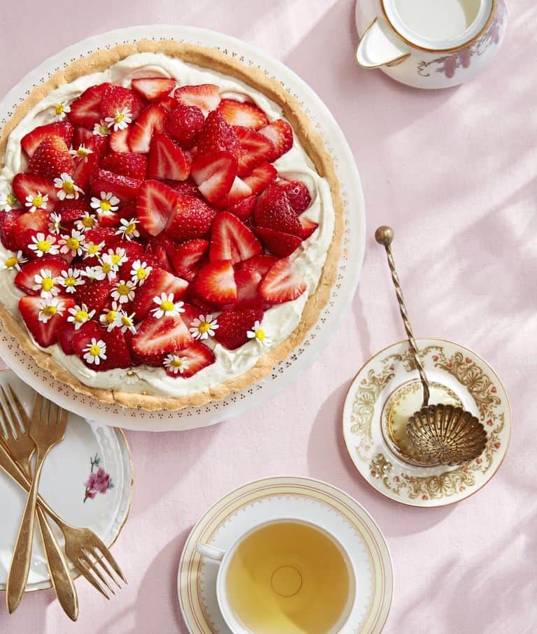Strawberry tart for Easter
