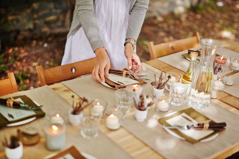 Setting the Thanksgiving Table