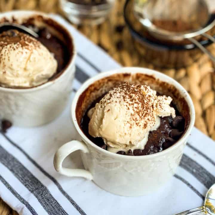 Nutella Chocolate Mug Cake For One - Sweetest Menu