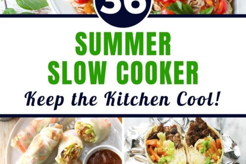 Pinterest Pin for Summer Slow Cooker Recipes