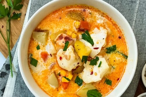 Top view of Quick and Easy Fish Chowder