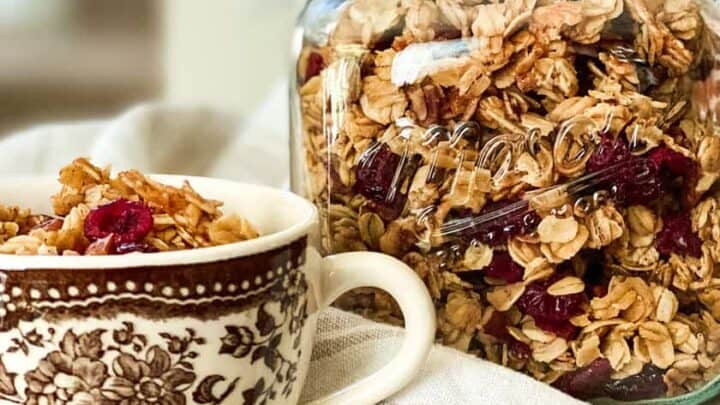Healthy Granola Ready for Breakfast