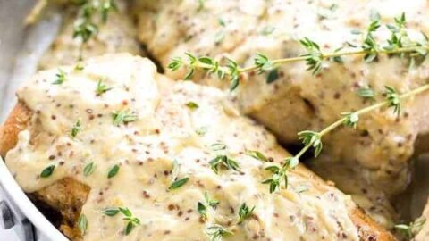 Image for Tuesday: Pan-Seared Chicken Breast with Mustard Cream Sauce