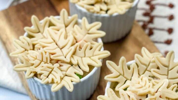 Unbaked Chicken Pot Pies