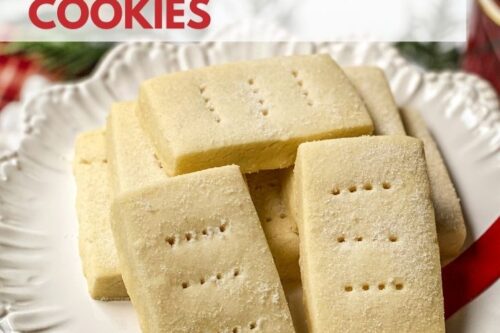 Pinterest Pin for Buckingham Palace Shortbread Cookies