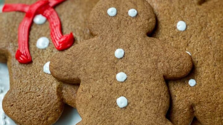 Gingerbread Cookies Stacked