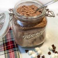 Vertical view of 3 Ingredient Homemade Hot Chocolate Mix