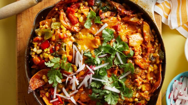 Chicken Enchilada Skillet Casserole