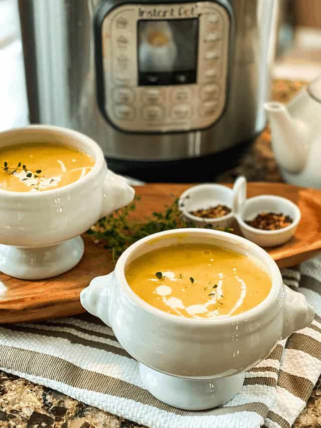 Instant Pot Butternut Squash Soup Recipe