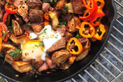 Campfire Skillet Breakfast for Easy Camping Recipes