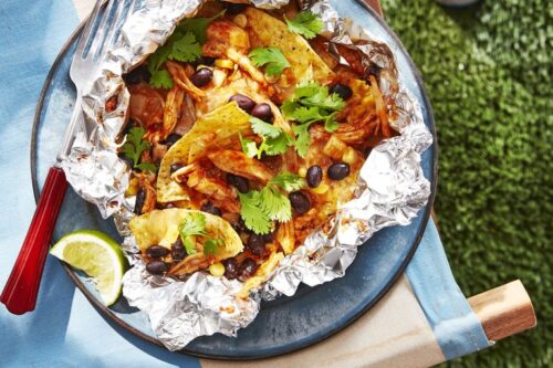 Chicken and Black Bean Nachos for Camping Recipes