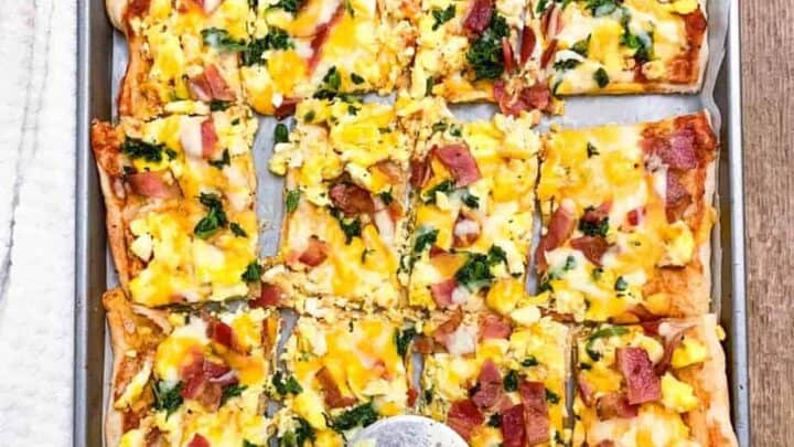 Image for How To Make Sheet Pan Breakfast Pizza -