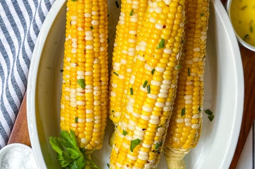 Grilled Corn on the Cob with Fresh Herbs