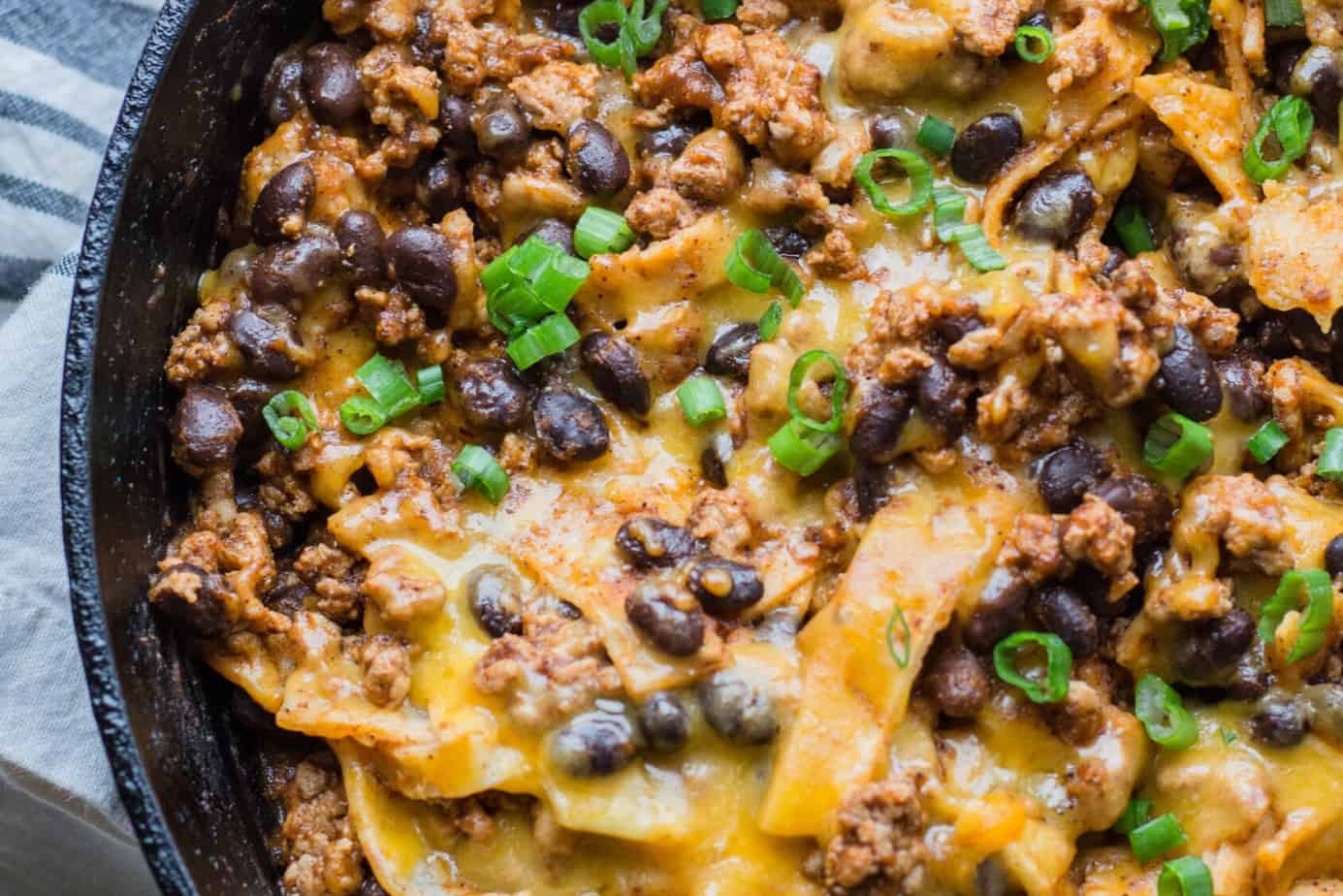 Skillet Enchiladas for August Skillet Dinners week.