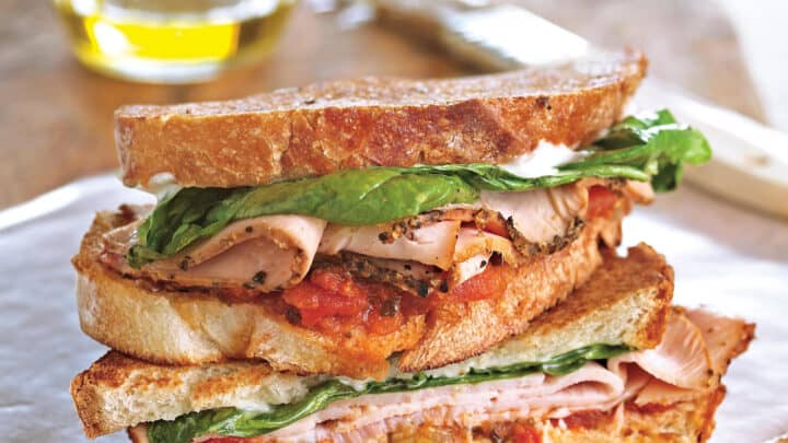 Smoked Turkey Panini for September 20 Minute Dinners