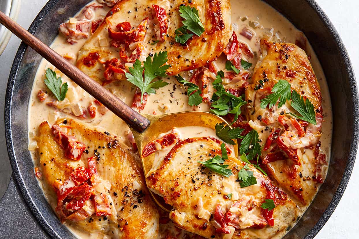 Chicken Cutlets in Cream Sauce for Fall 400 Calorie Dinners: What to Cook (Sept 27)